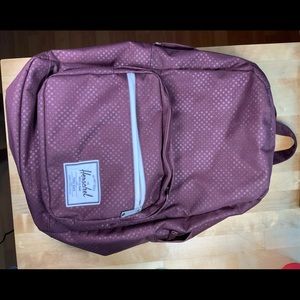 Herschel, Pop Quiz backpack, lightly used color maroon